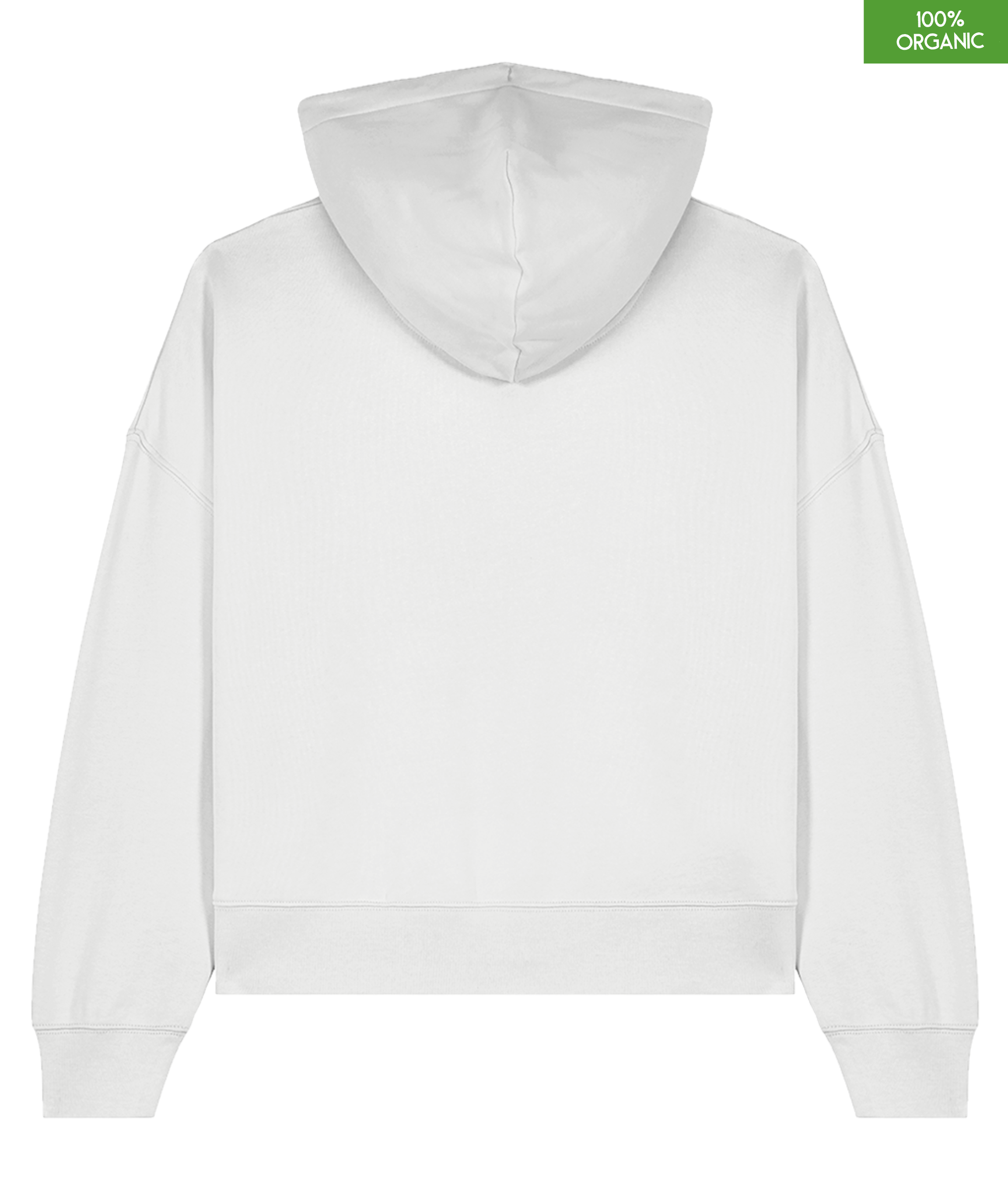 Organic cotton Hoodie  | White | Medium fit